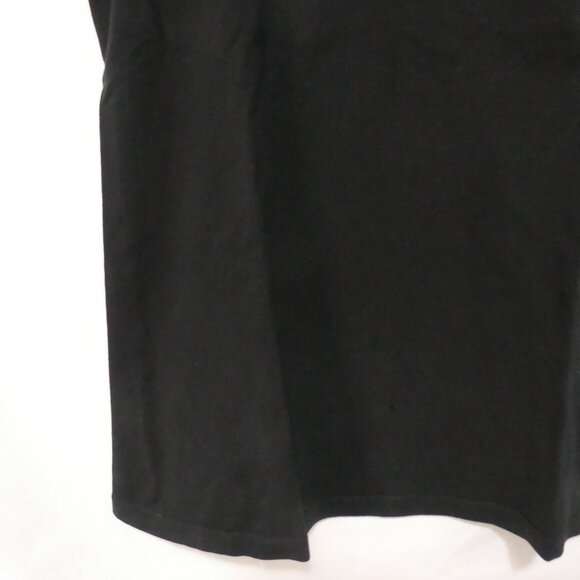CALVIN KLEIN - Cotton Stretch | medium | Classic Black Crew Neck T-Shirt - Picture 6 of 13